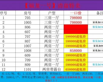 ​深圳龙华区地铁口精装笋盘《福龙壹号》元芬站200米小产权房总价29.8万起